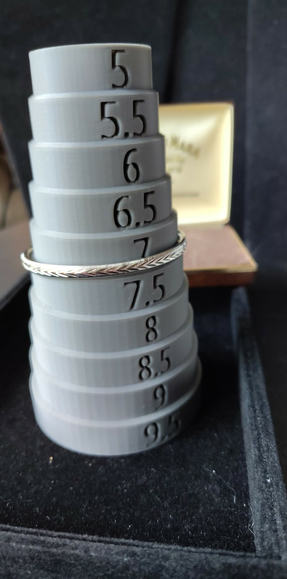 Vintage Princess Mara by Marathon sterling hinged bracelet