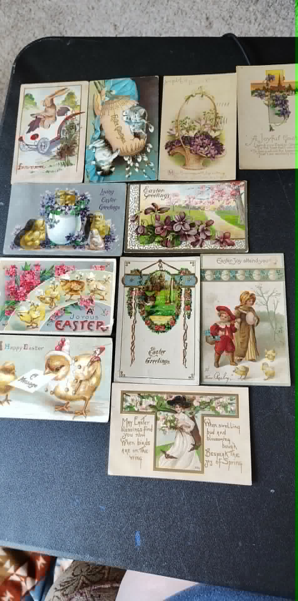 Vintage lot of 20 Easter post cards