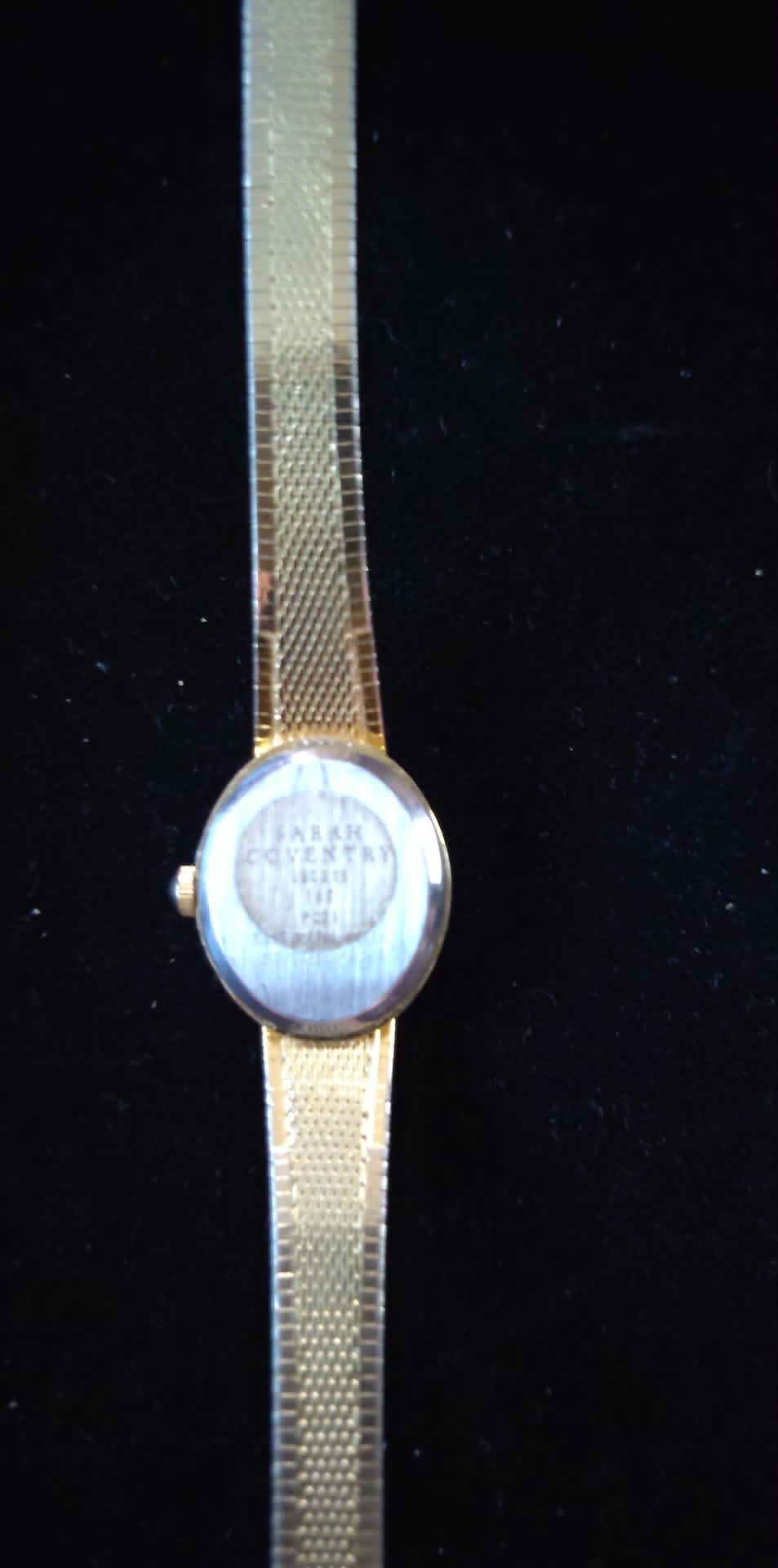 Vintage Sarah Coventry LSC218 Cameo watch, excellent condition