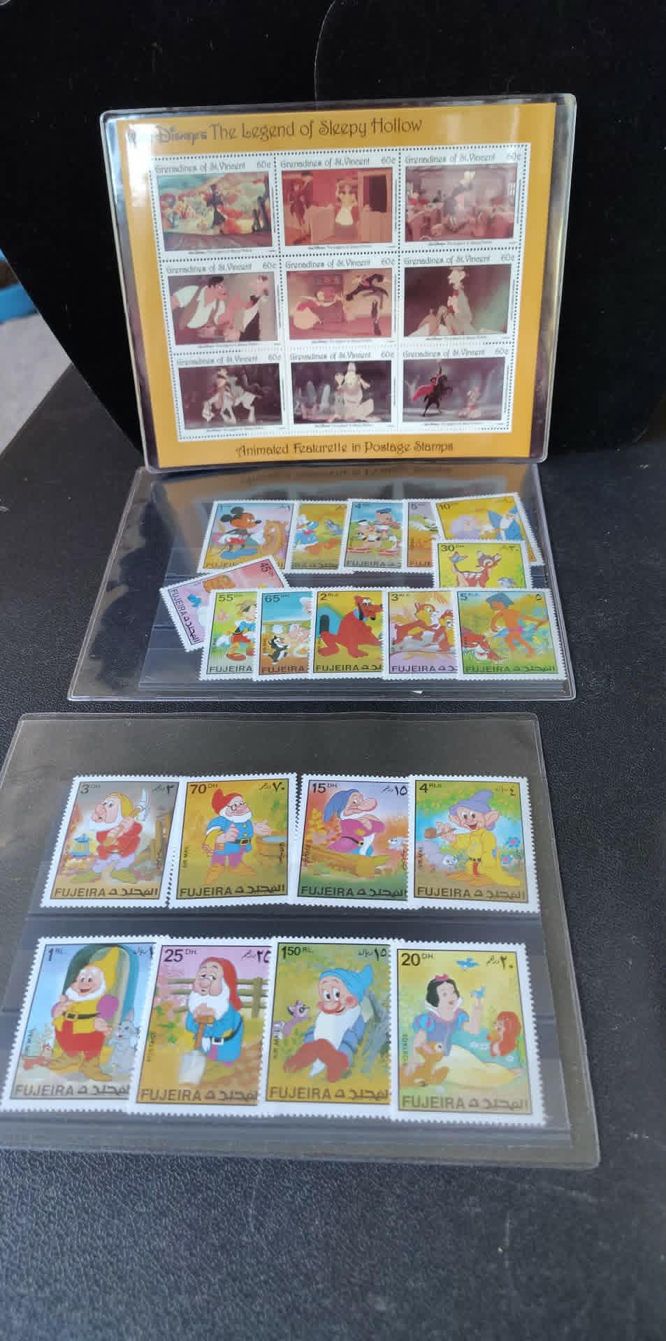 Disney Sleepy Hollow, Dwarves souvenir stamps ICS