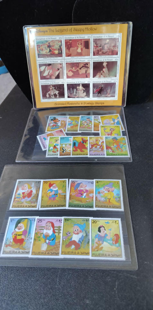 Disney Sleepy Hollow, Dwarves souvenir stamps ICS