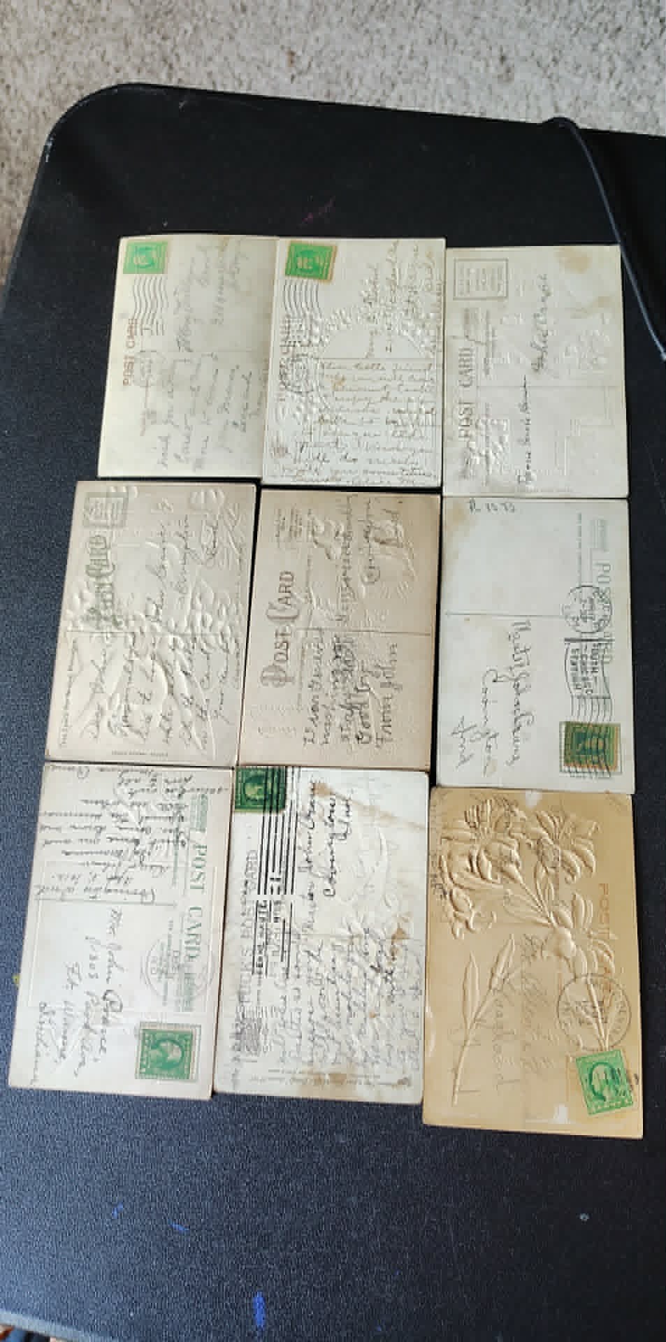 Vintage lot of 20 Easter post cards