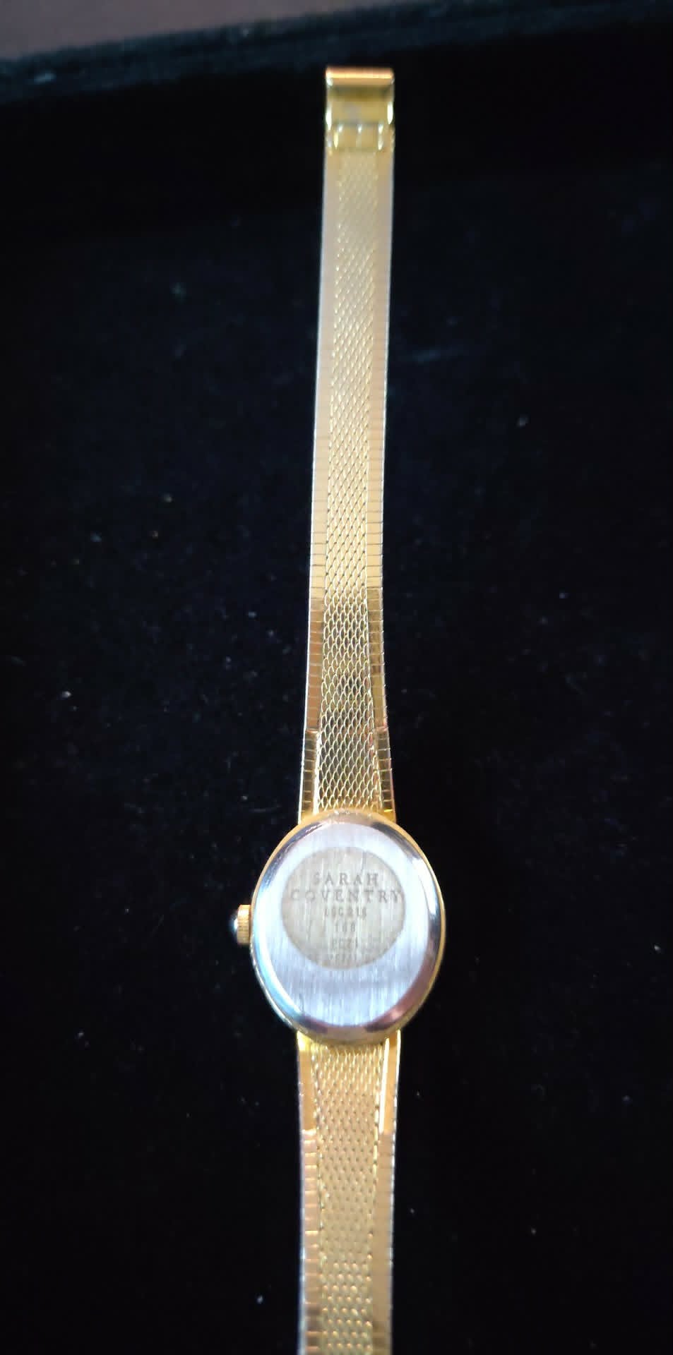 Vintage Sarah Coventry LSC218 Cameo watch, excellent condition